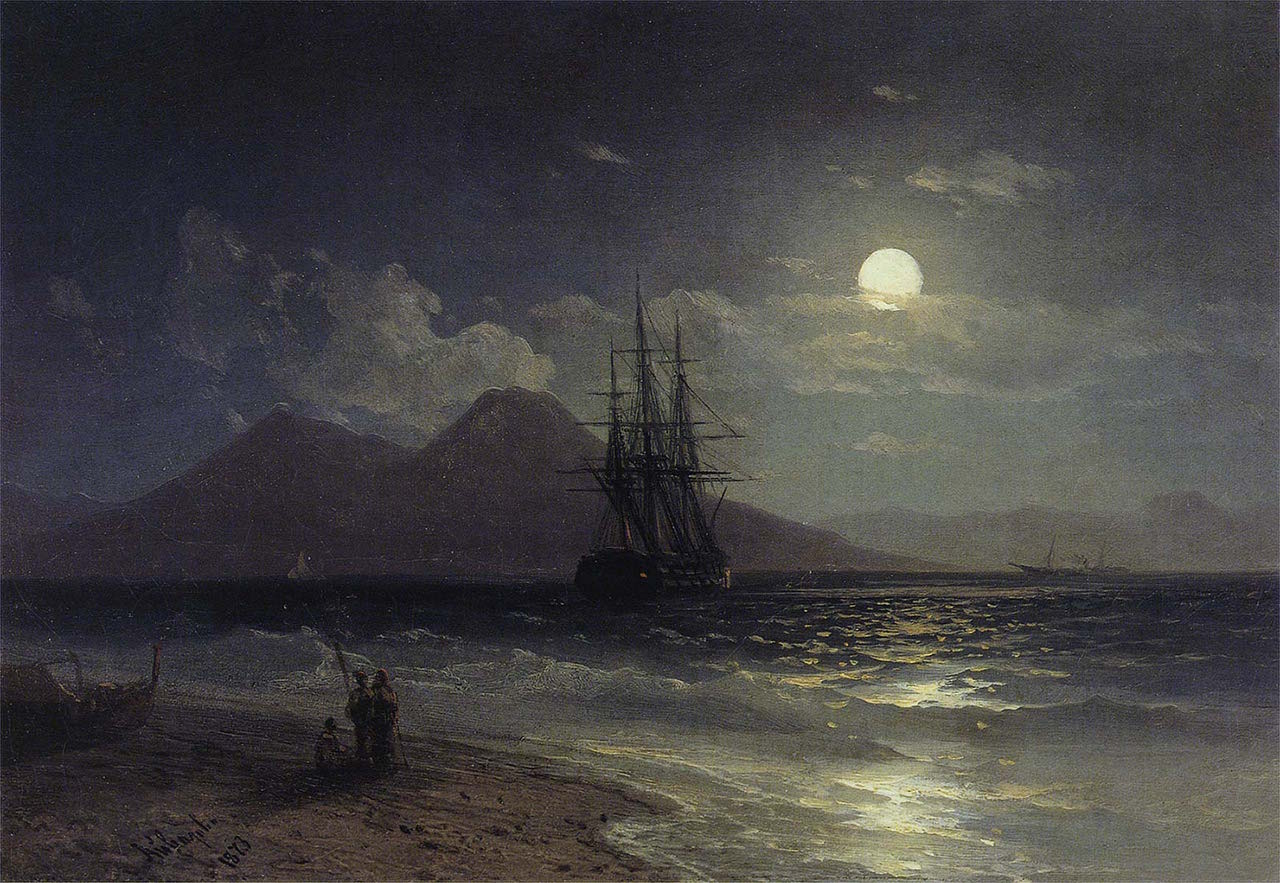 Иван Константинович Айвазовский “морской пейзаж” 1871
